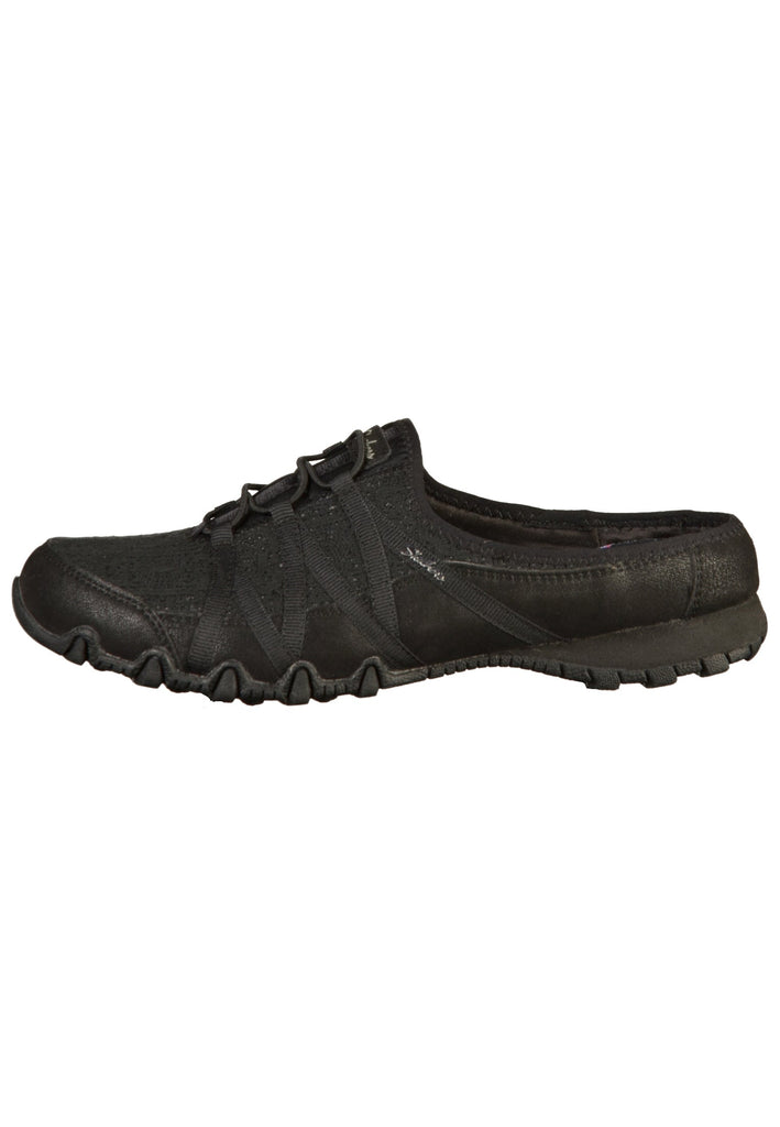 Skechers Pantoletten Textil Schwarz - surf4shoes