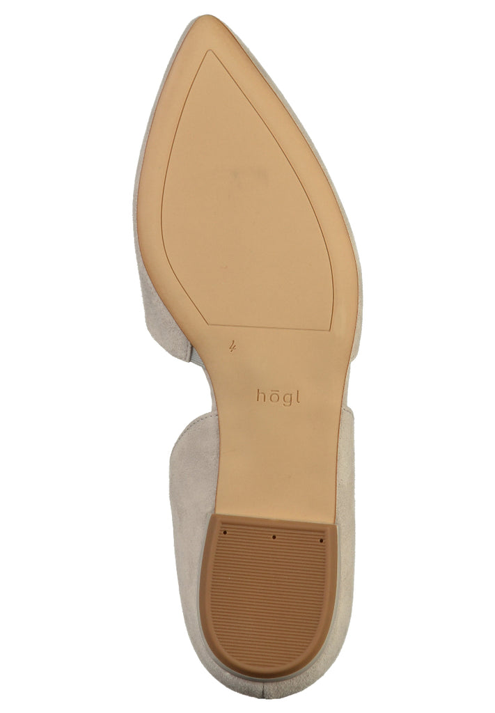 Högl Slipper Leder Hellgrau - surf4shoes