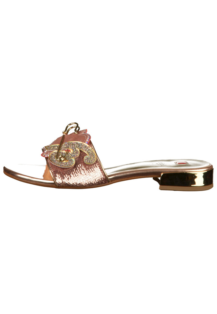 Högl Pantoletten Leder Rosegold - surf4shoes