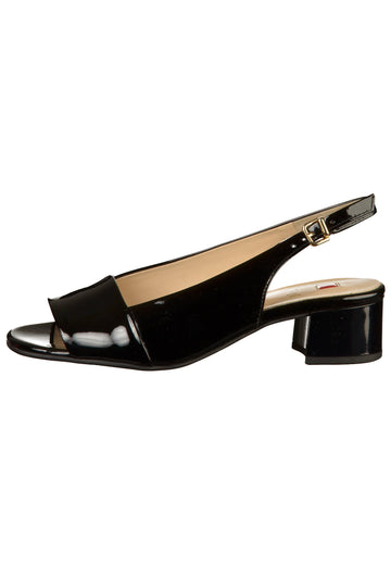 Högl Sandalen Leder Schwarz - surf4shoes
