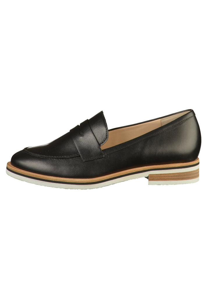 Högl Slipper Leder Schwarz - surf4shoes