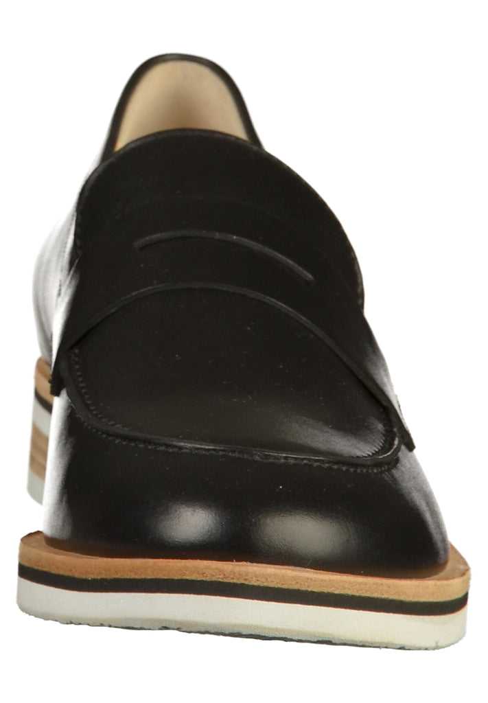 Högl Slipper Leder Schwarz - surf4shoes