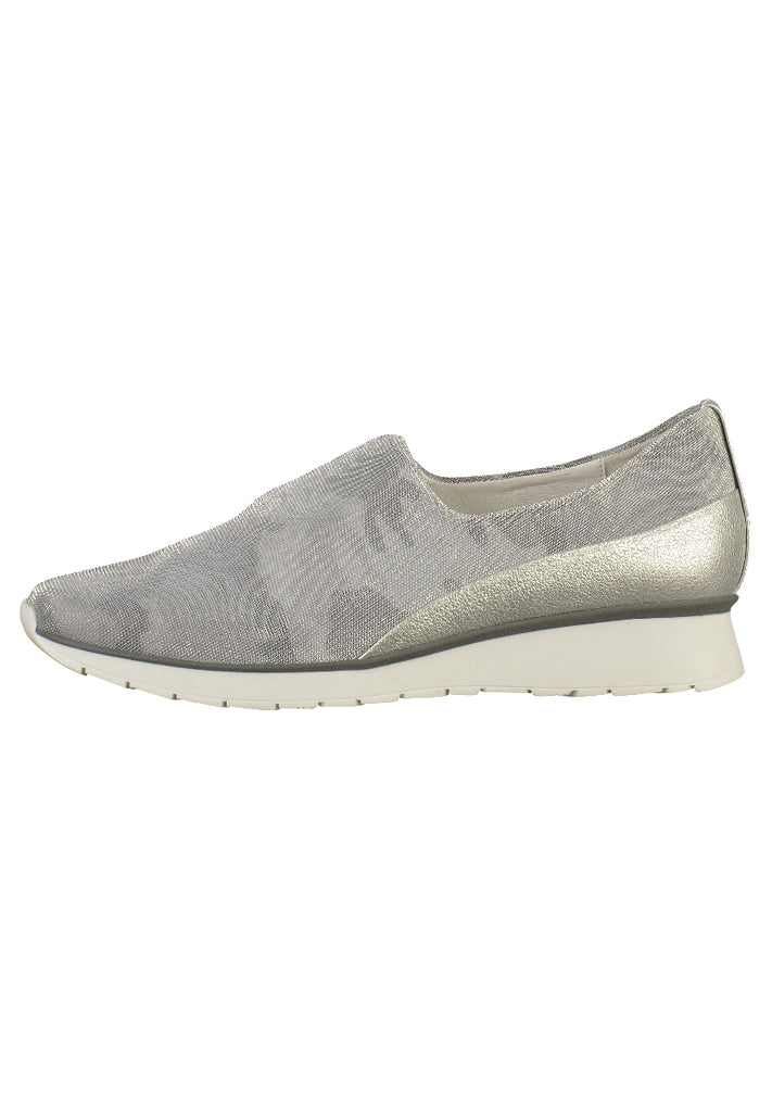 Högl Slipper Lederimitat/Textil Silber - surf4shoes