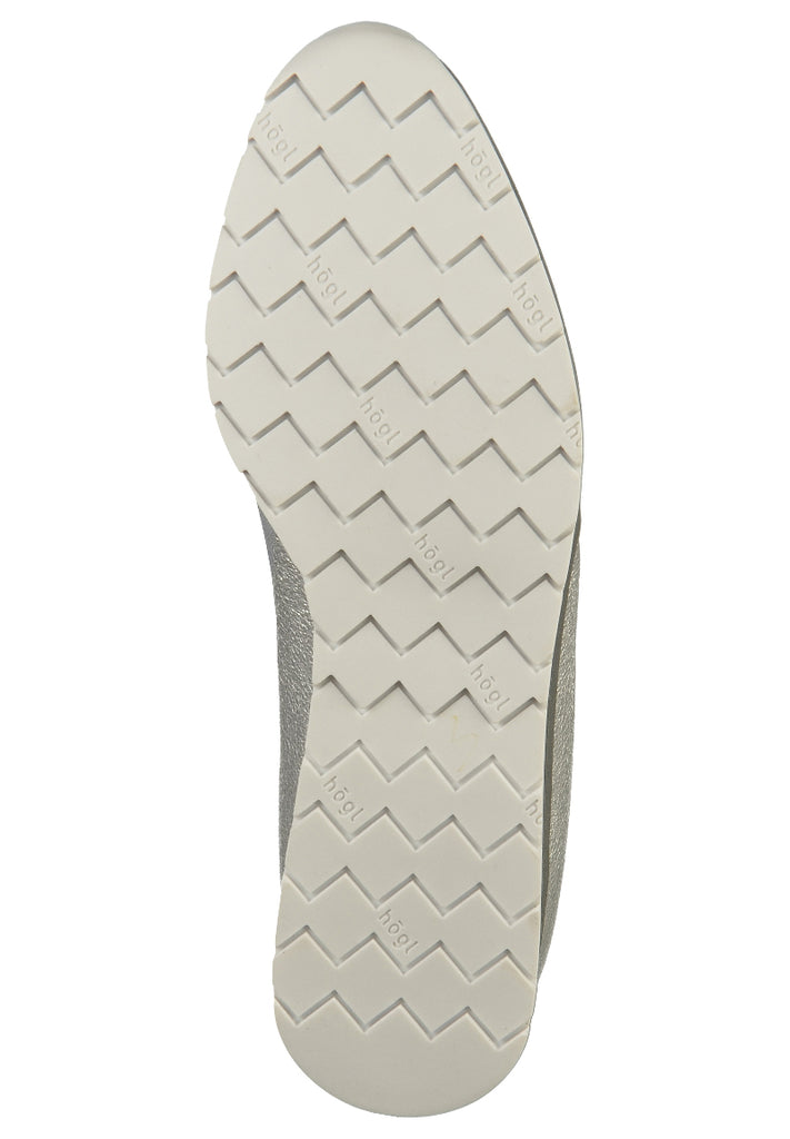 Högl Slipper Lederimitat/Textil Silber - surf4shoes