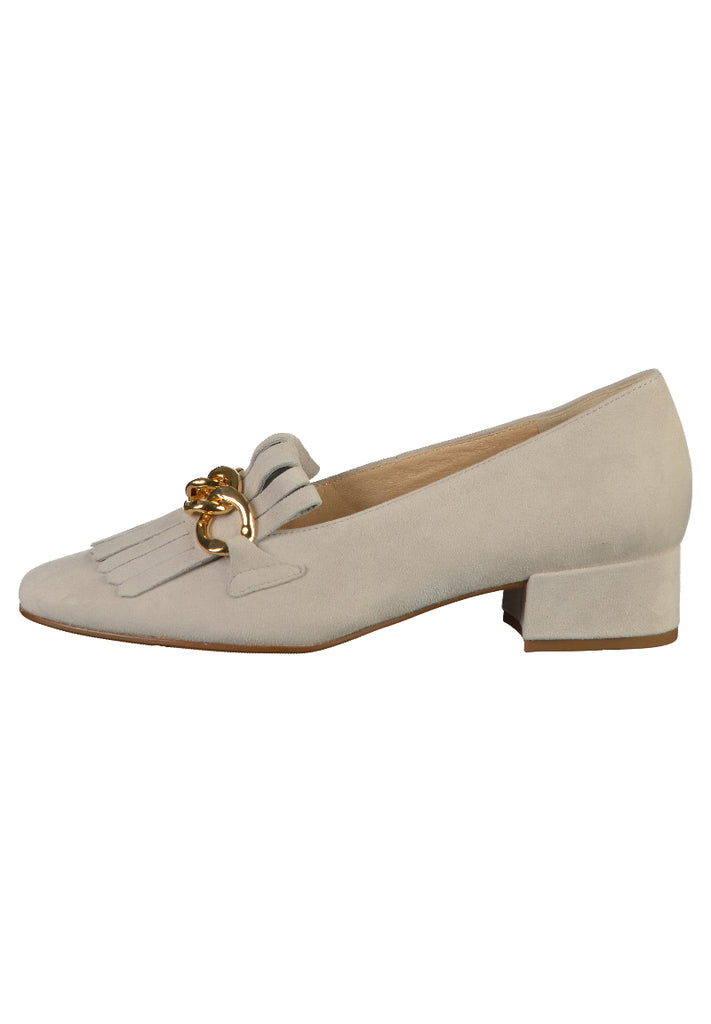 Högl Slipper Veloursleder Hellgrau - surf4shoes