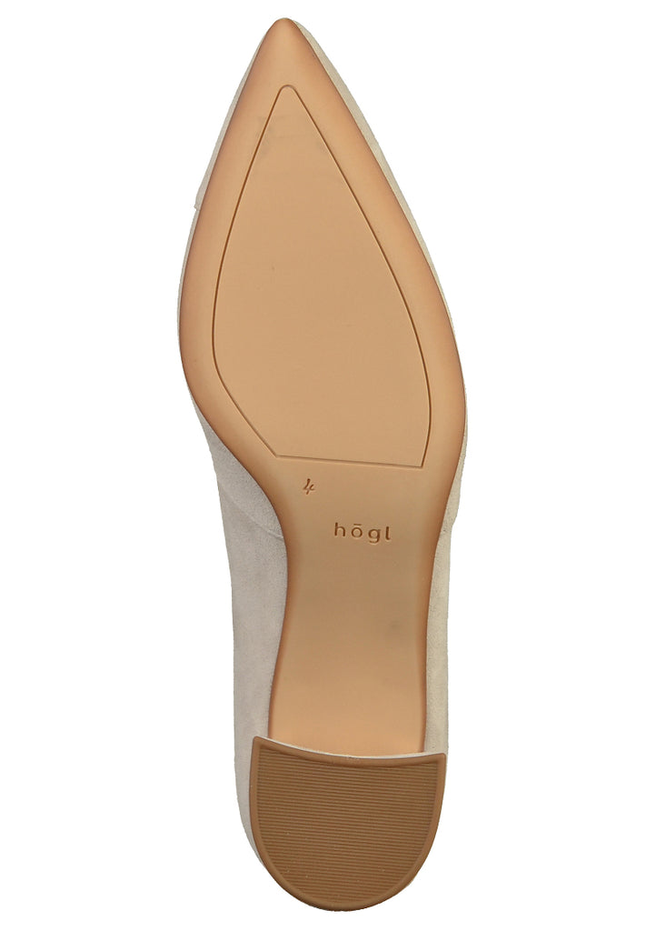 Högl Pumps Leder Hellgrau - surf4shoes