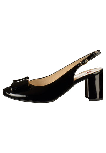 Högl Pumps Leder Schwarz - surf4shoes