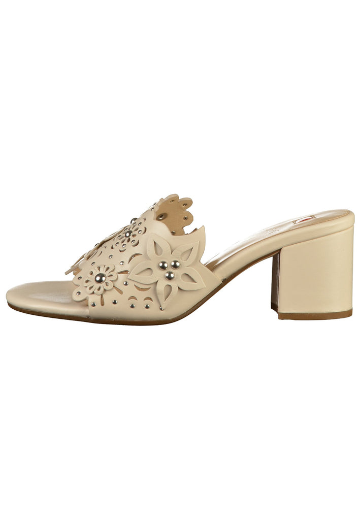 Högl Pantoletten Leder Ivory - surf4shoes