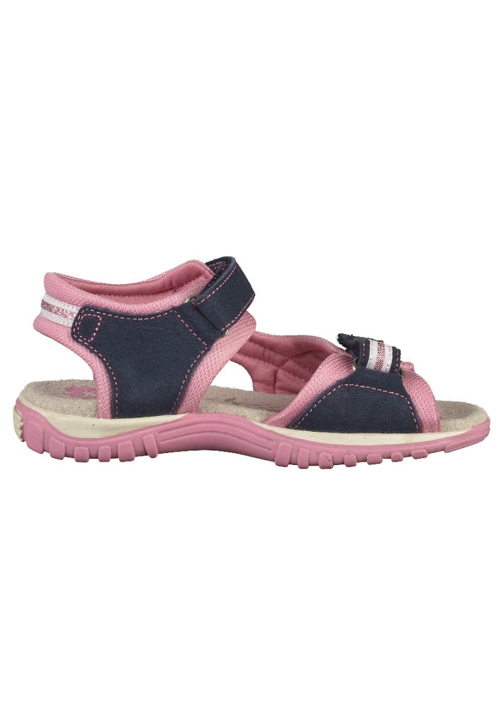 Richter Sandalen Veloursleder/Textil Rosa - surf4shoes
