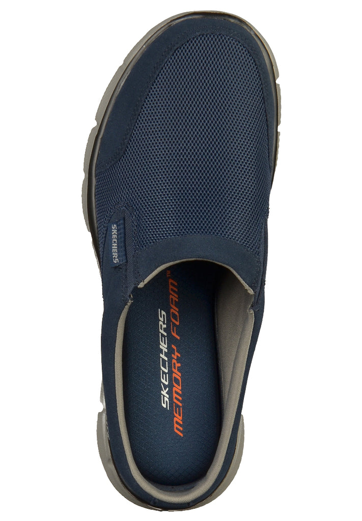 Skechers Slipper Leder/Mesh Navy - surf4shoes