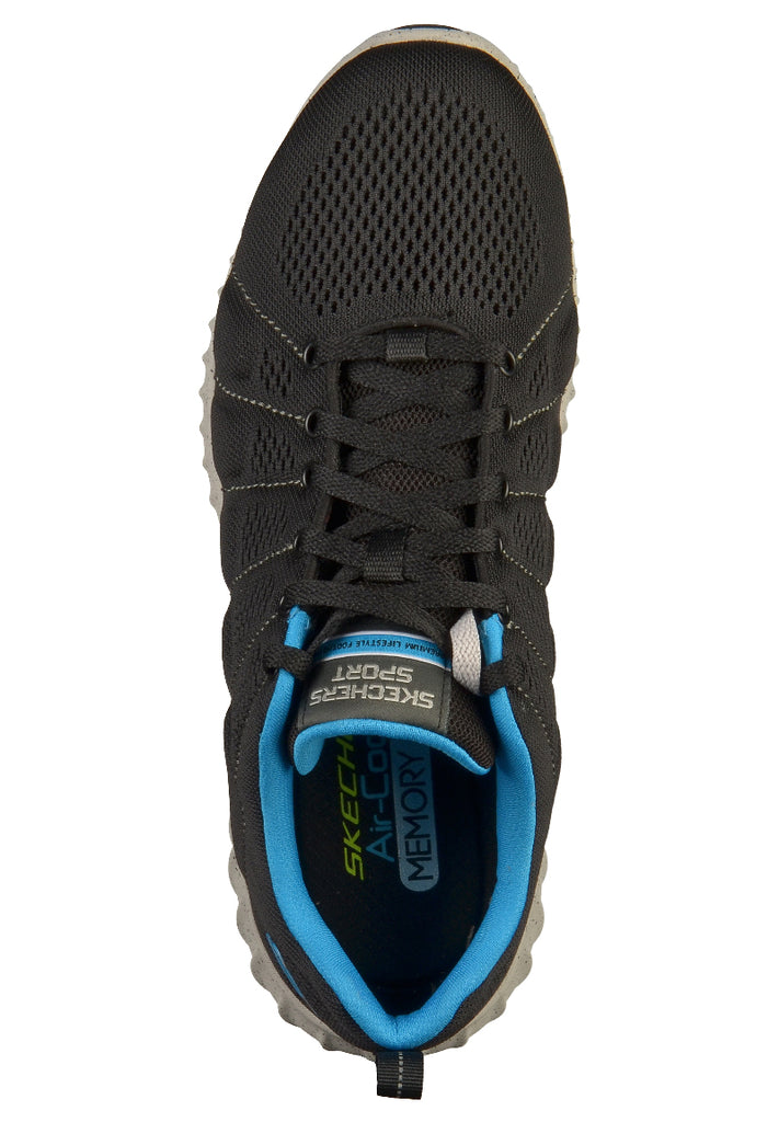 Skechers Sneaker Textil Schwarz/Blau - surf4shoes