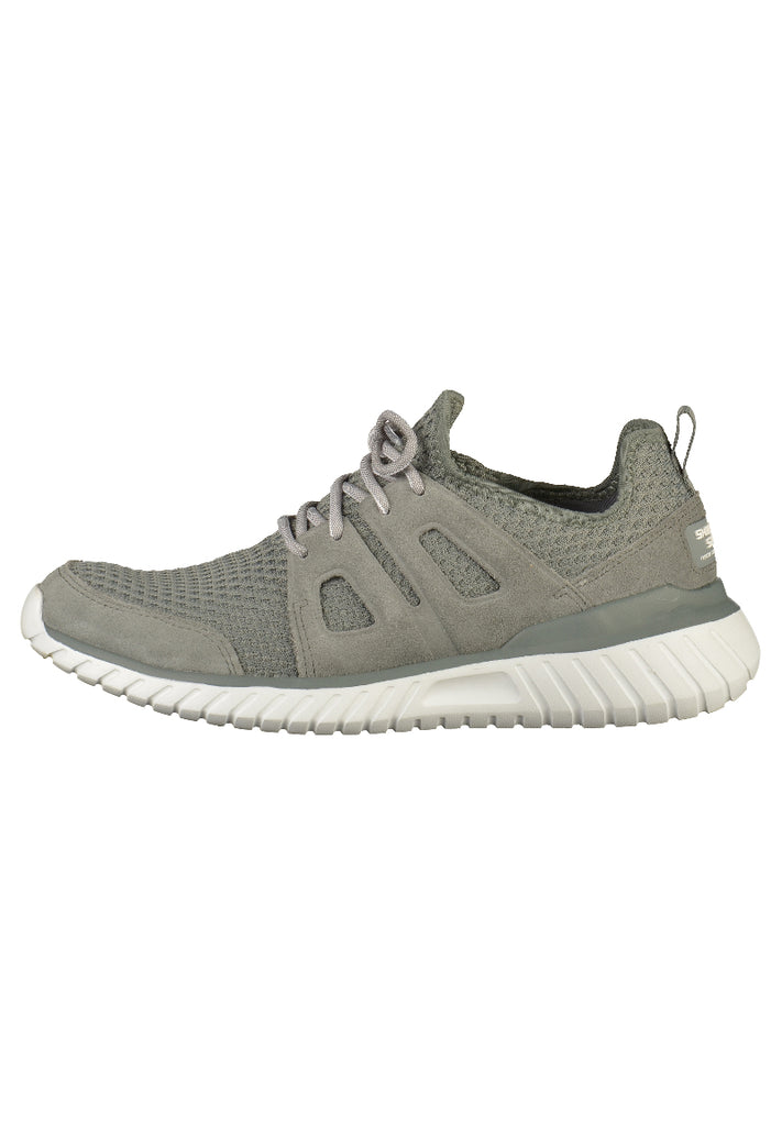 Skechers Sneaker Leder/Mesh Grau - surf4shoes