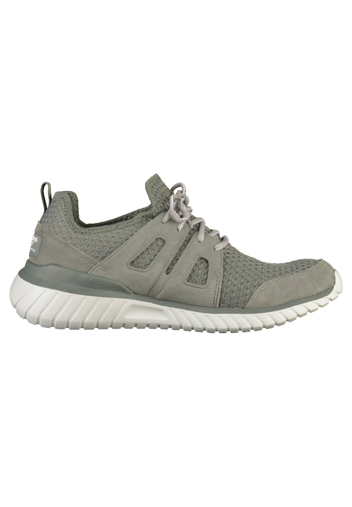Skechers Sneaker Leder/Mesh Grau - surf4shoes