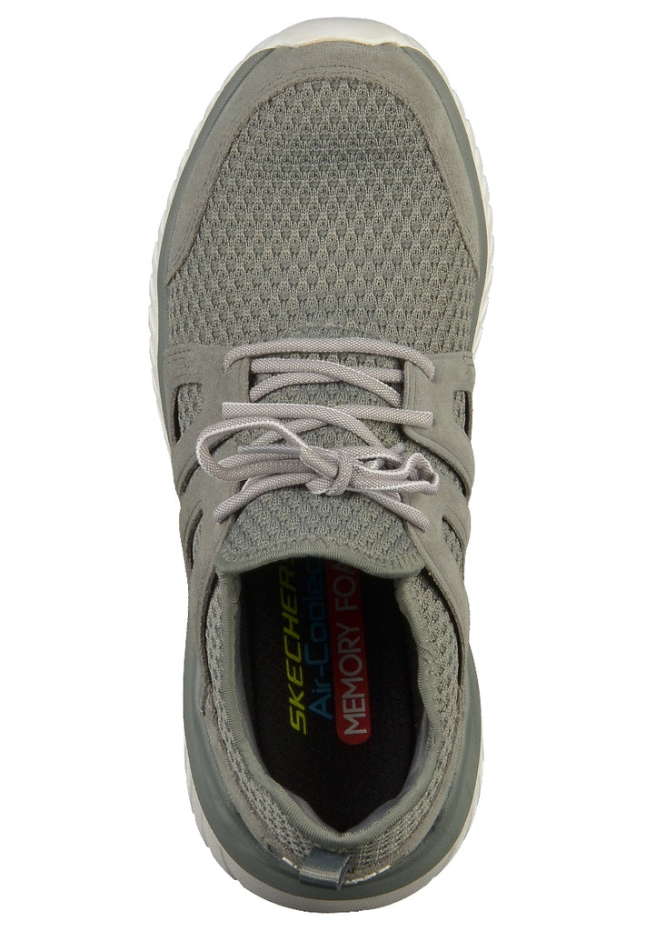 Skechers Sneaker Leder/Mesh Grau - surf4shoes