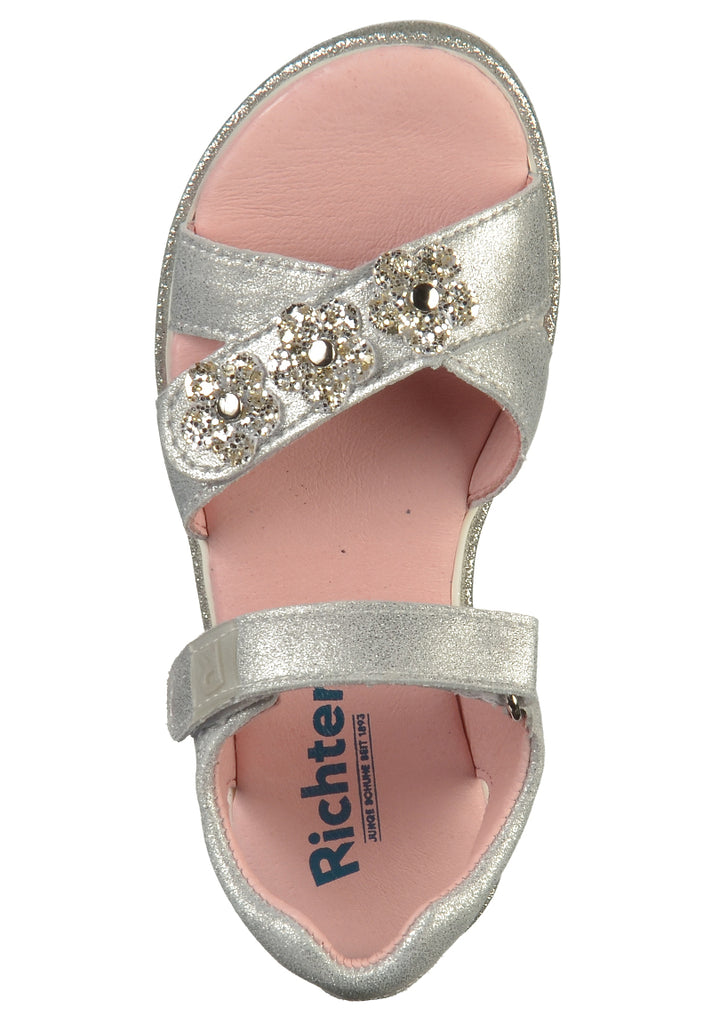 Richter Sandalen Leder Silber - surf4shoes