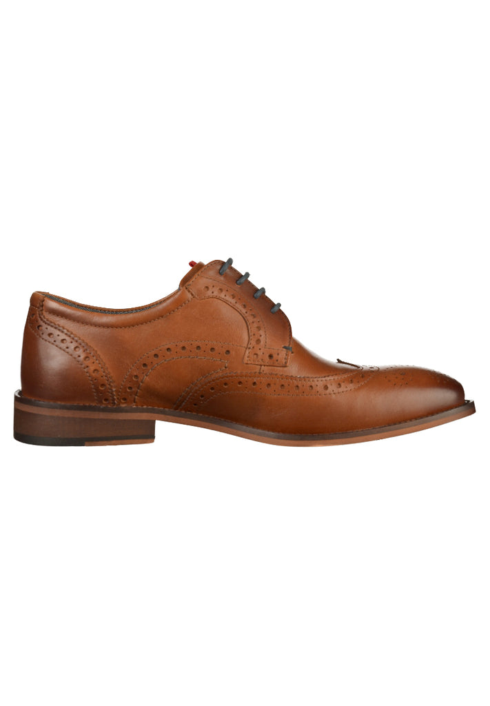 s.Oliver Halbschuhe Leder Cognac - surf4shoes