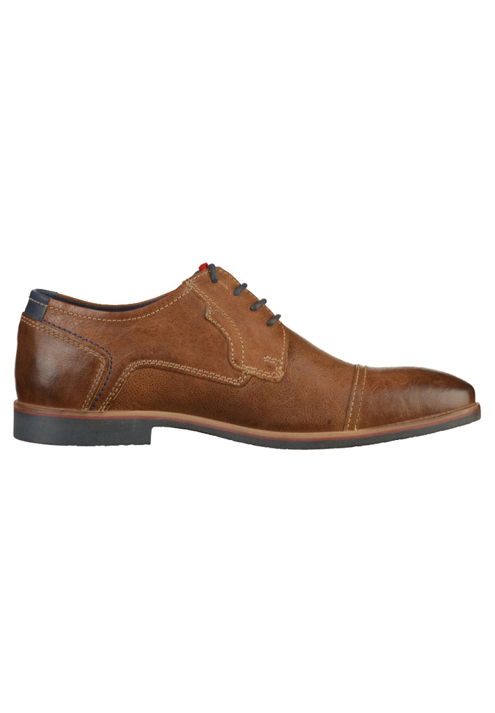s.Oliver Halbschuhe Leder Cognac - surf4shoes