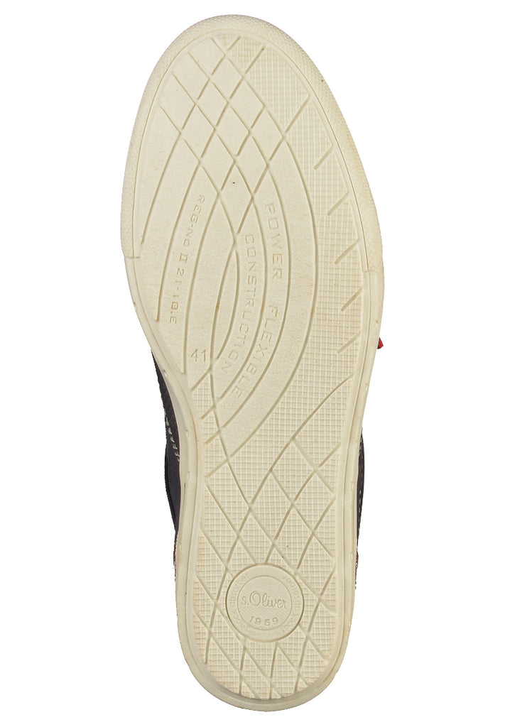 s.Oliver Halbschuhe Leder Navy - surf4shoes