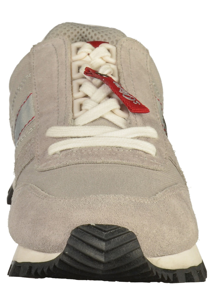 s.Oliver Halbschuhe Leder/Textil Hellgrau - surf4shoes