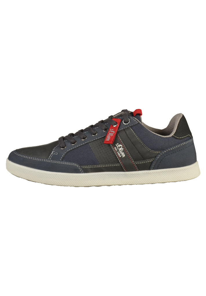 s.Oliver Sneaker Lederimitat/Textil Navy - surf4shoes