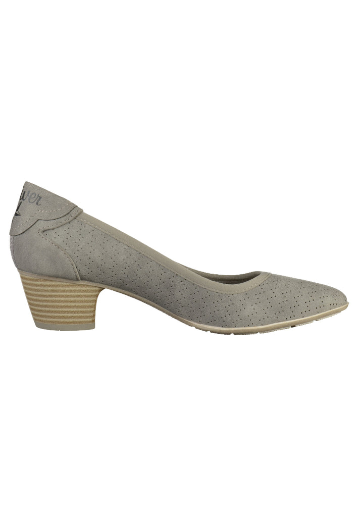 s.Oliver Pumps Lederimitat Graphite - surf4shoes