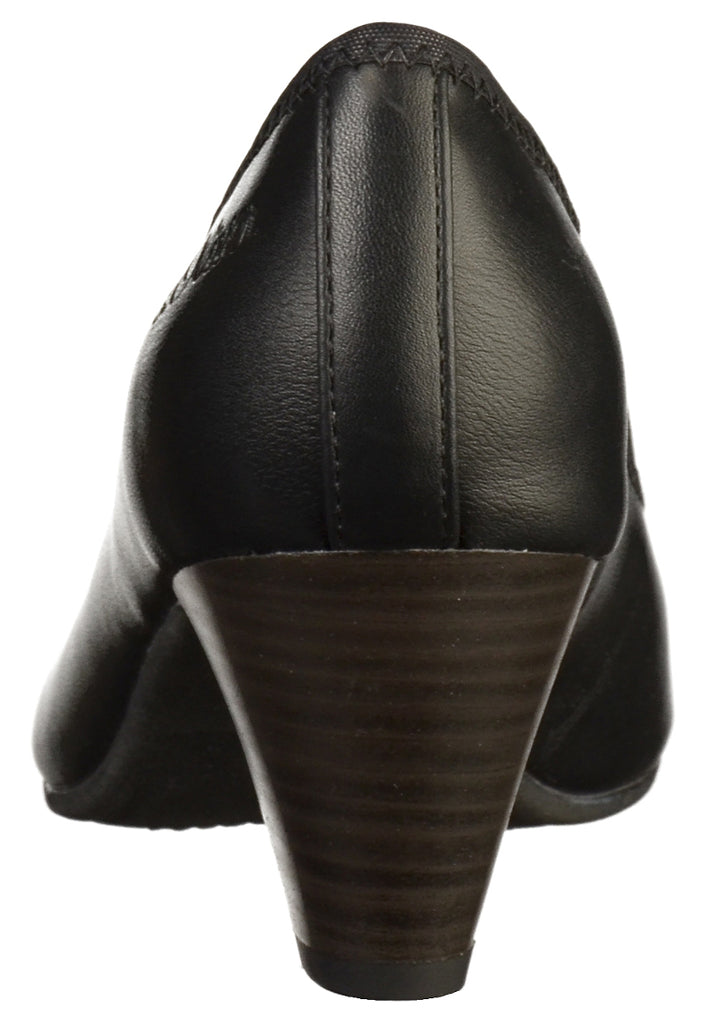 s.Oliver Pumps Lederimitat Schwarz - surf4shoes