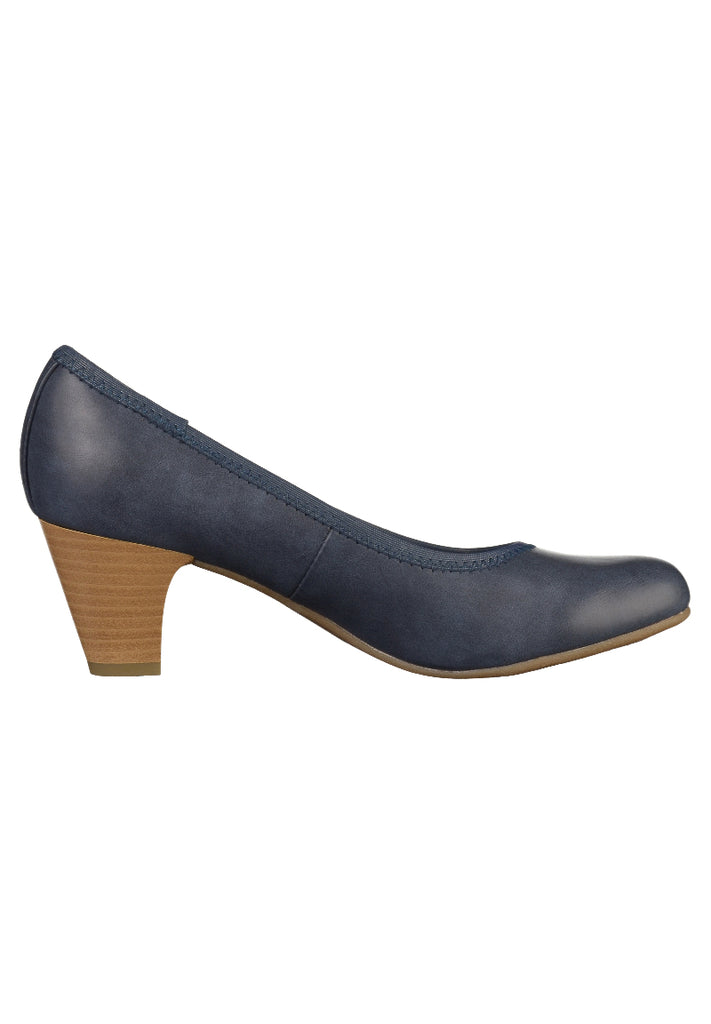 s.Oliver Pumps Lederimitat Navy - surf4shoes