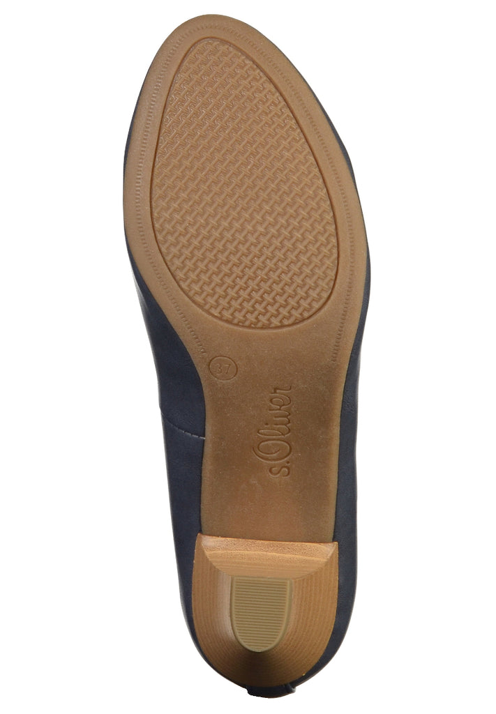 s.Oliver Pumps Lederimitat Navy - surf4shoes