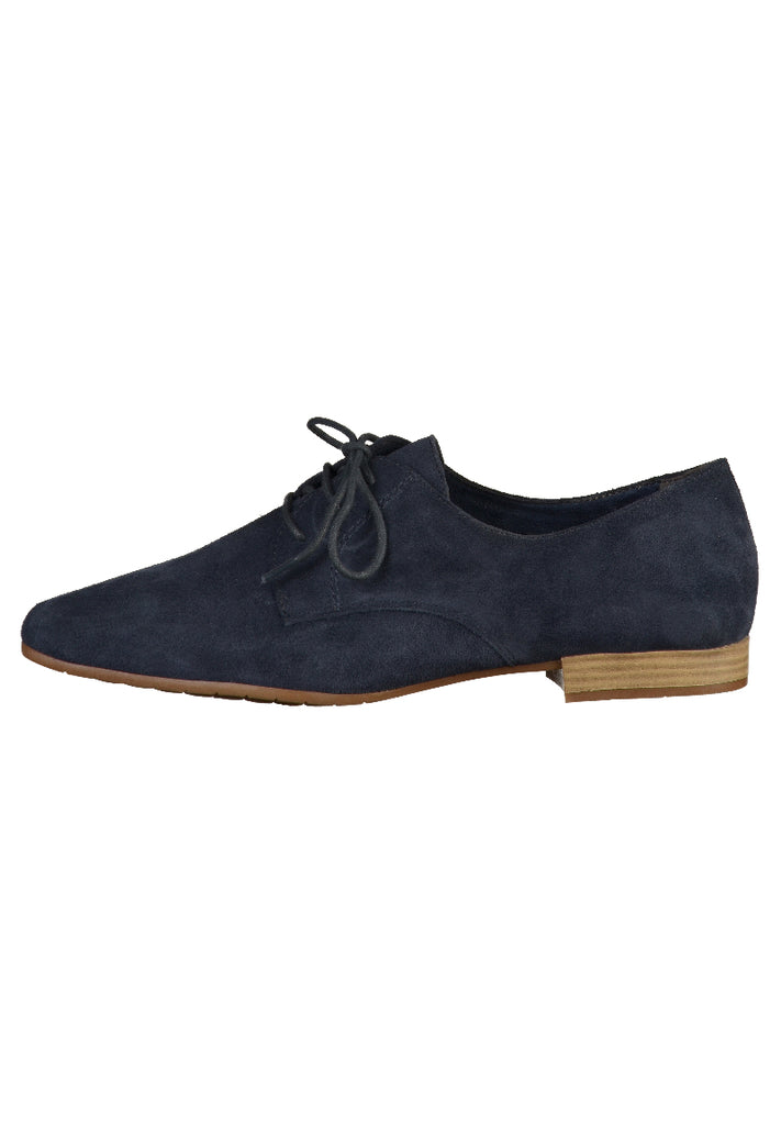 s.Oliver Halbschuhe Leder Navy - surf4shoes