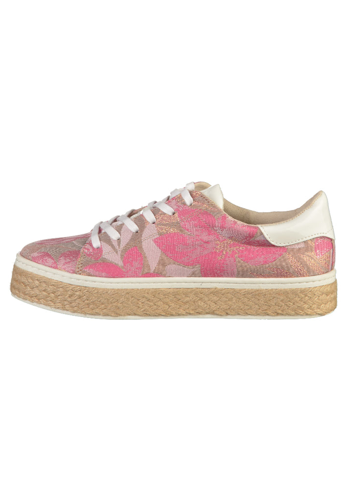 s.Oliver Sneaker Lederimitat/Textil Rosa - surf4shoes