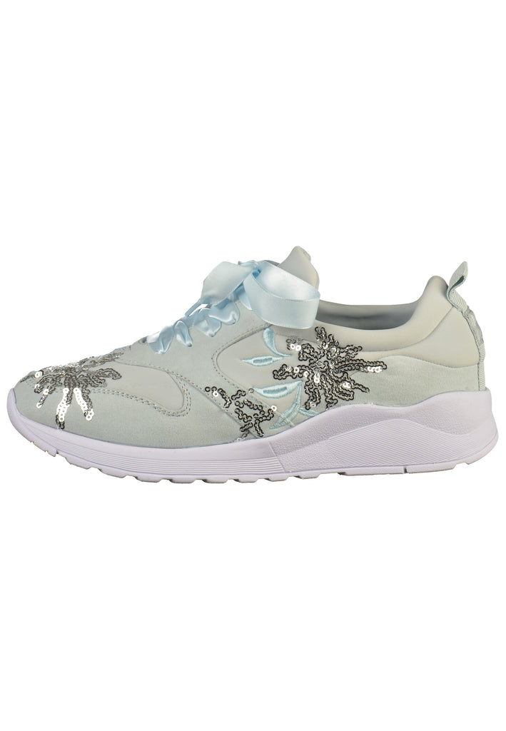 s.Oliver Sneaker Lederimitat/Textil Hellblau - surf4shoes