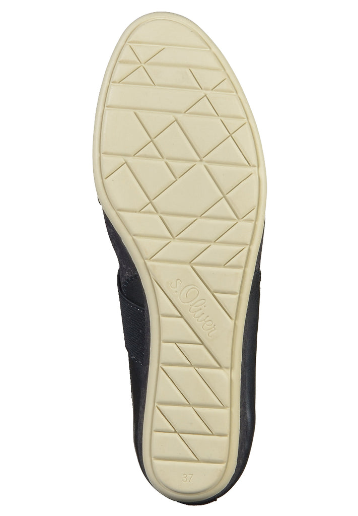 s.Oliver Pumps Lederimitat/Textil Navy - surf4shoes