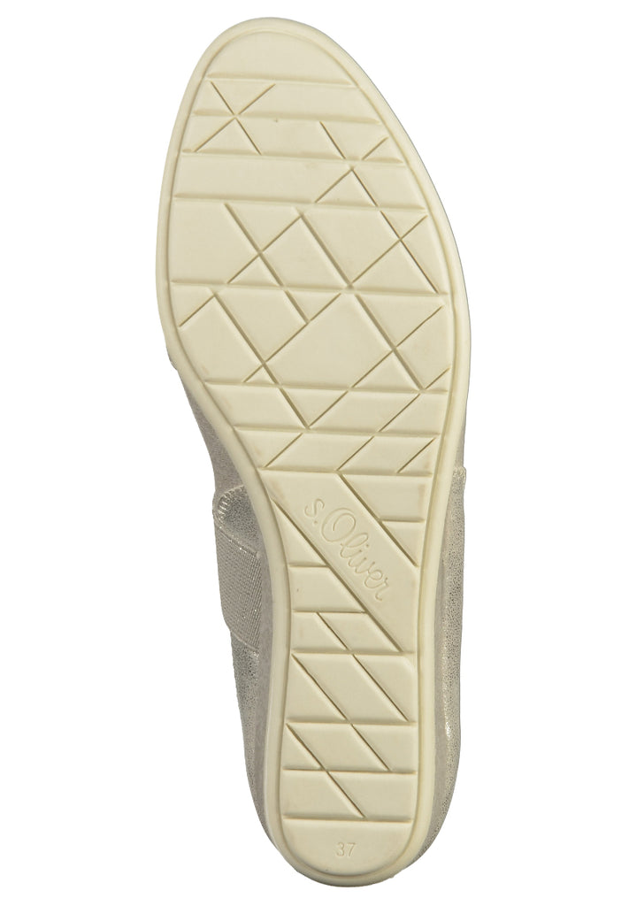 s.Oliver Pumps Lederimitat/Textil Silber - surf4shoes
