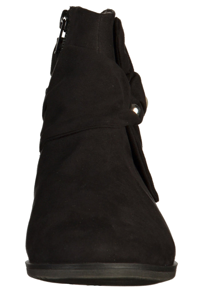 s.Oliver Stiefelette Lederimitat Schwarz - surf4shoes