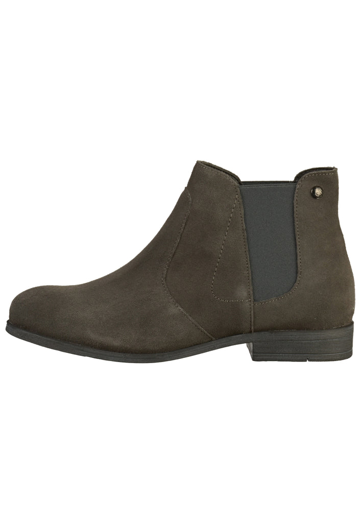s.Oliver Stiefelette Nubukleder Anthrazit - surf4shoes