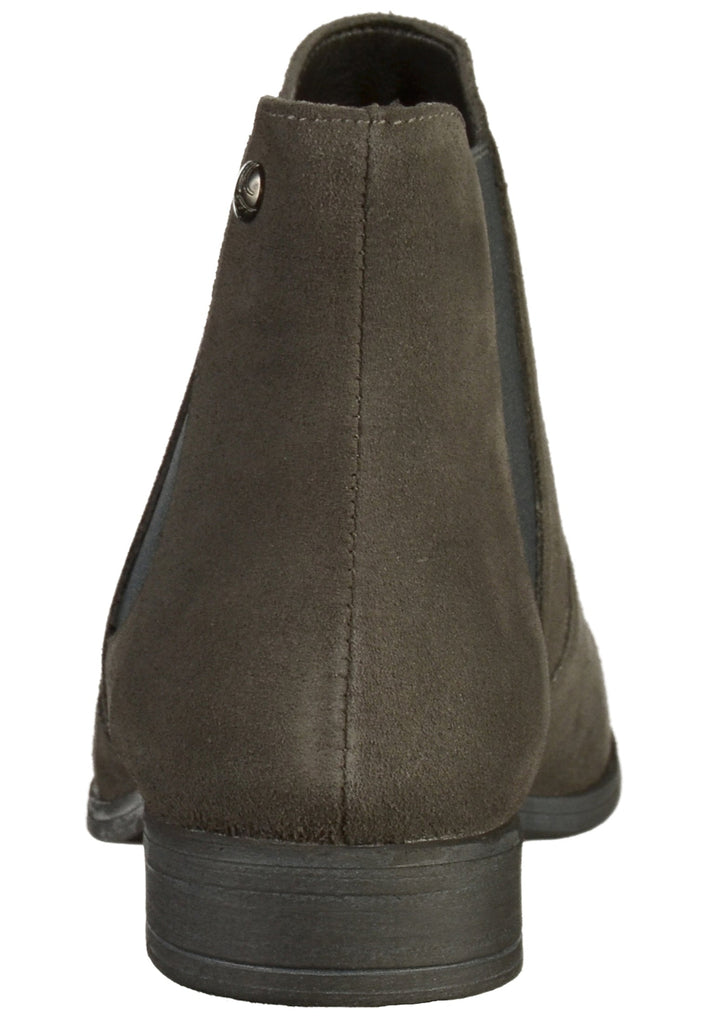 s.Oliver Stiefelette Nubukleder Anthrazit - surf4shoes