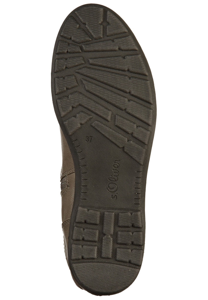 s.Oliver Stiefelette Nappaleder Grau - surf4shoes