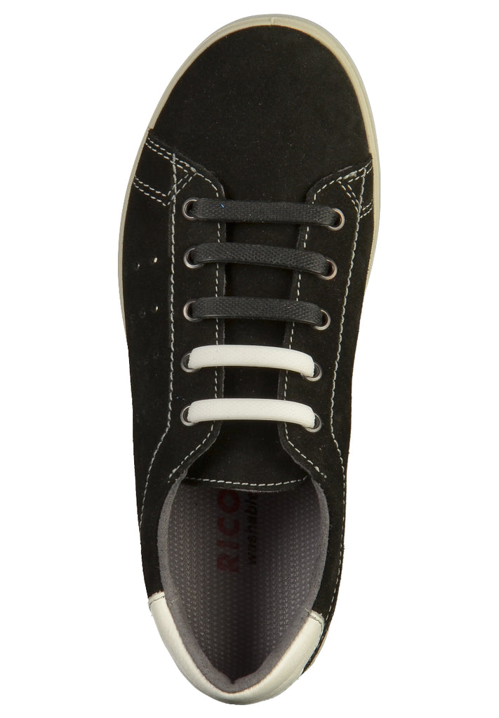 Ricosta Sneaker Leder Schwarz - surf4shoes