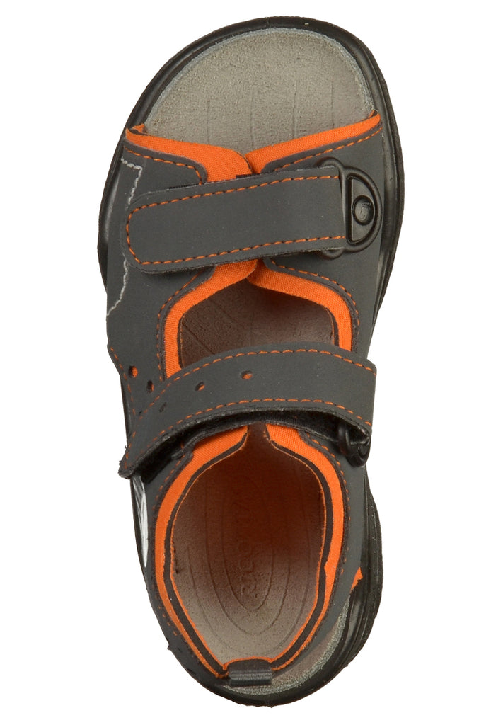 Ricosta Sandalen Lederimitat Anthrazit - surf4shoes