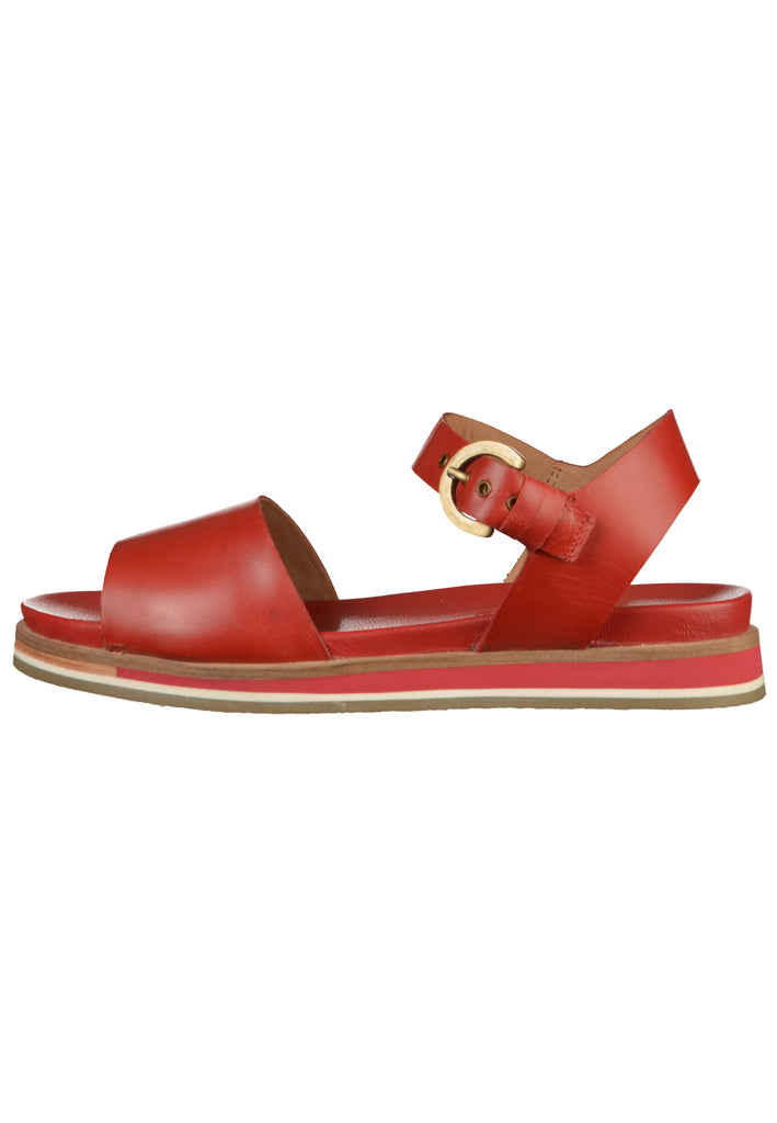 Kickers Sandalen Leder Rot - surf4shoes