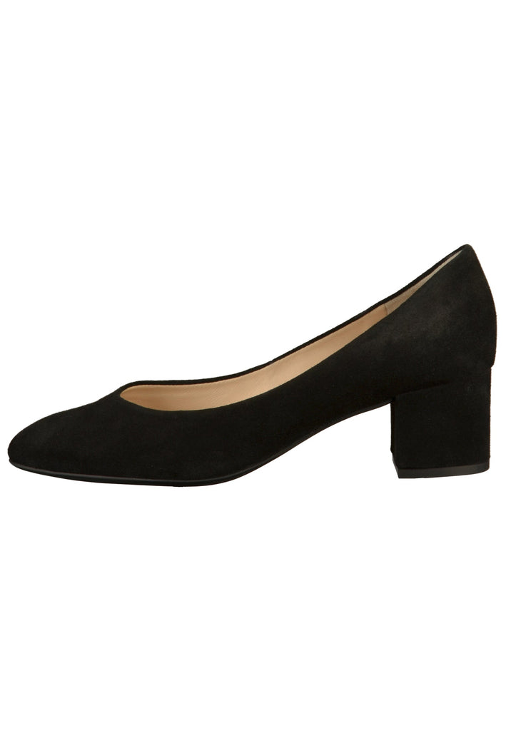 Högl Pumps Nubukleder Schwarz - surf4shoes