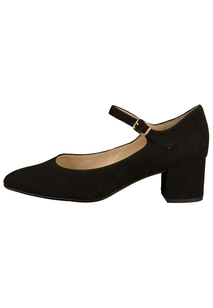 Högl Pumps Nubukleder Schwarz - surf4shoes