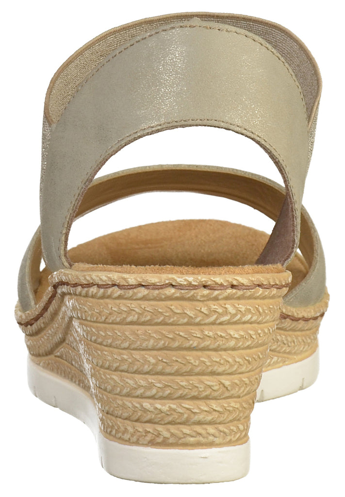 Rieker Sandalen Lederimitat Grau - surf4shoes