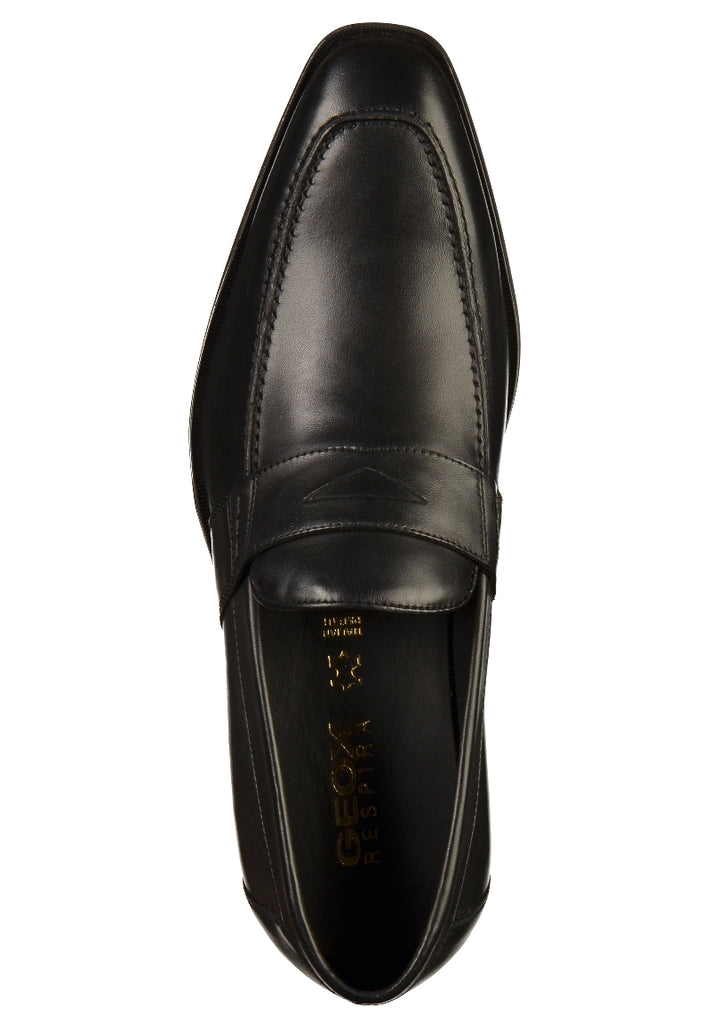 Geox Businessschuhe Leder Schwarz - surf4shoes