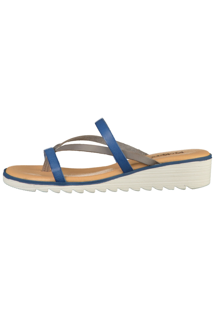 Kickers Zehensteg Leder Blau - surf4shoes