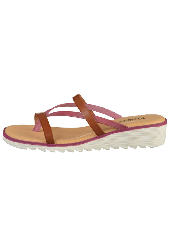 Kickers Zehensteg Leder Braun - surf4shoes