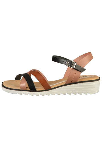 Kickers Sandalen Leder Schwarz - surf4shoes