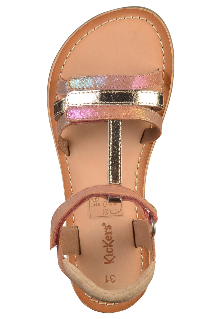 Kickers Sandalen Leder Rose - surf4shoes
