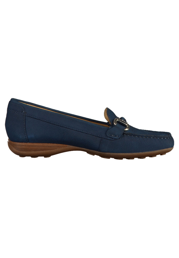 Geox Mokassin Leder Dunkelblau - surf4shoes