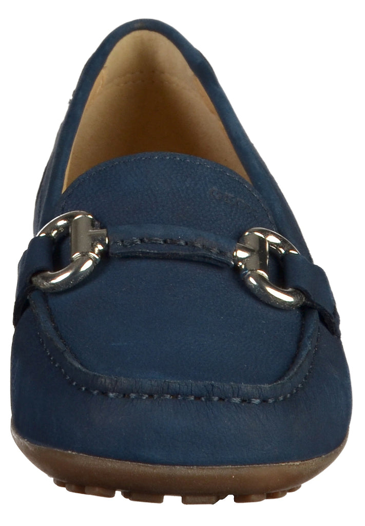 Geox Mokassin Leder Dunkelblau - surf4shoes